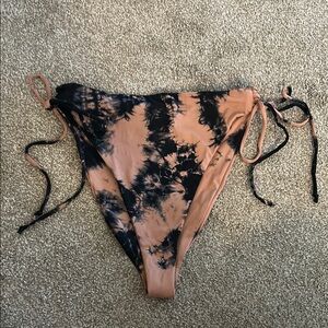 Dippin' Daisy's Black and Tan Bikini Bottom
